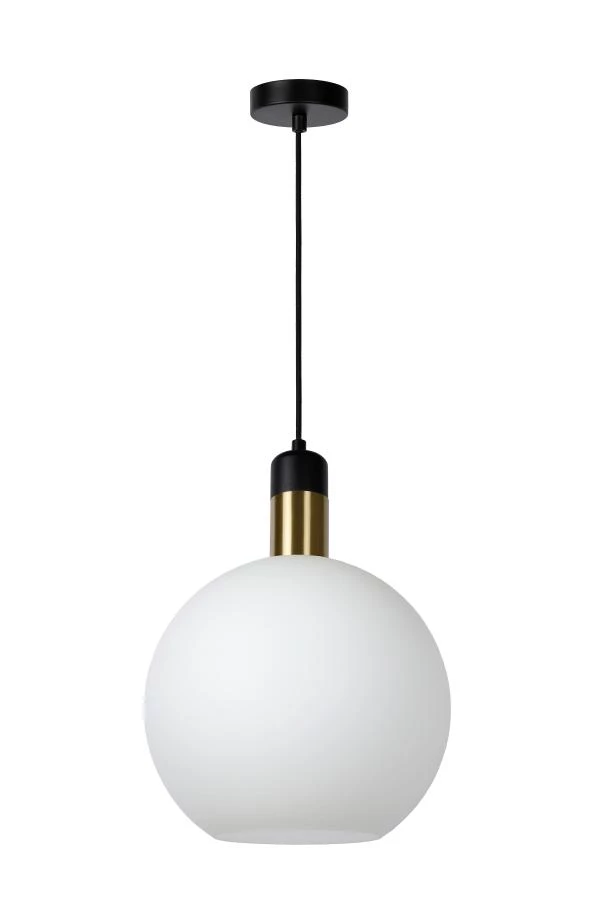 Lucide JULIUS - Hanglamp - Ø 28 cm - 1xE27 - Opaal - uit